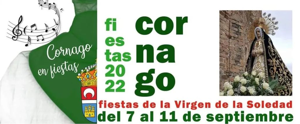 Fiestas patronales en honor a Nuestra Señora de la Soledad 2022 Cornago